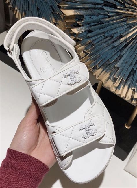 chanel thong sandals 2021|Chanel velcro sandals 2020 price.